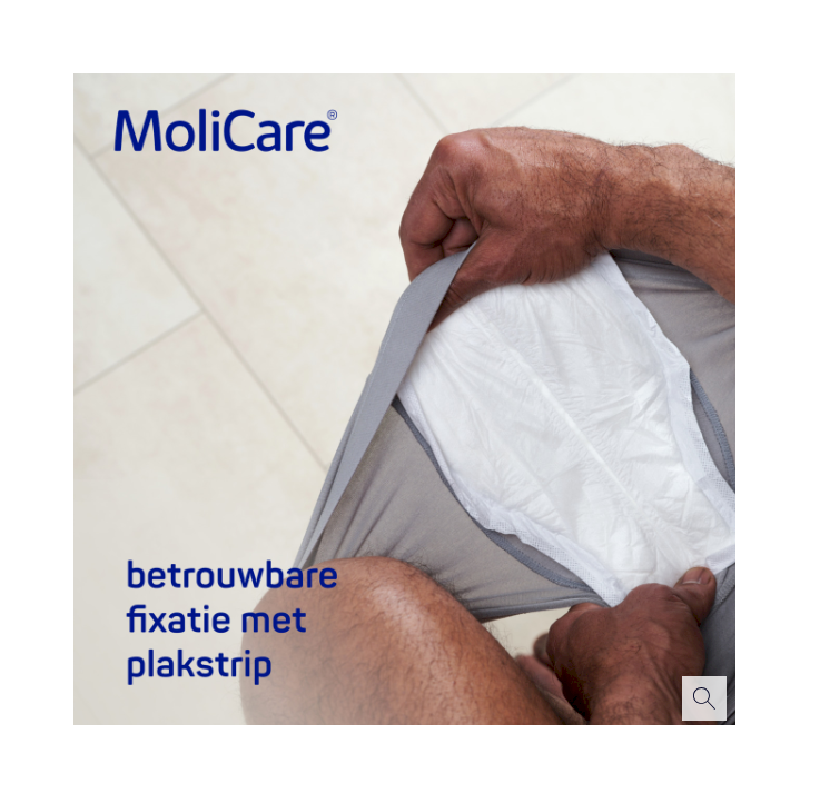 Hartmann MoliCare® Premium MEN PAD | 5 drops | anatomische inlegger | 14 stuks, foto 3 van 4