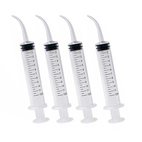 3-Delige kaakspoelspuiten 12 ml - Met Schaalverdeling - 4 stuks