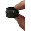 Mini Plastic Potjes met Deksel - 4 ml - 12 stuks - Zwart - Cosmetica potje - Lege Potjes - Zalfpotje