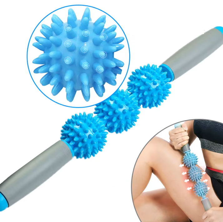 Massageroller met 3 egelballen, foto 3 van 6