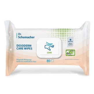 Desoderm Care Wipes - 80 stuks - reinigingsdoekjes - 18 x 20 cm - vochtige doekjes voor de huid / wet wipes