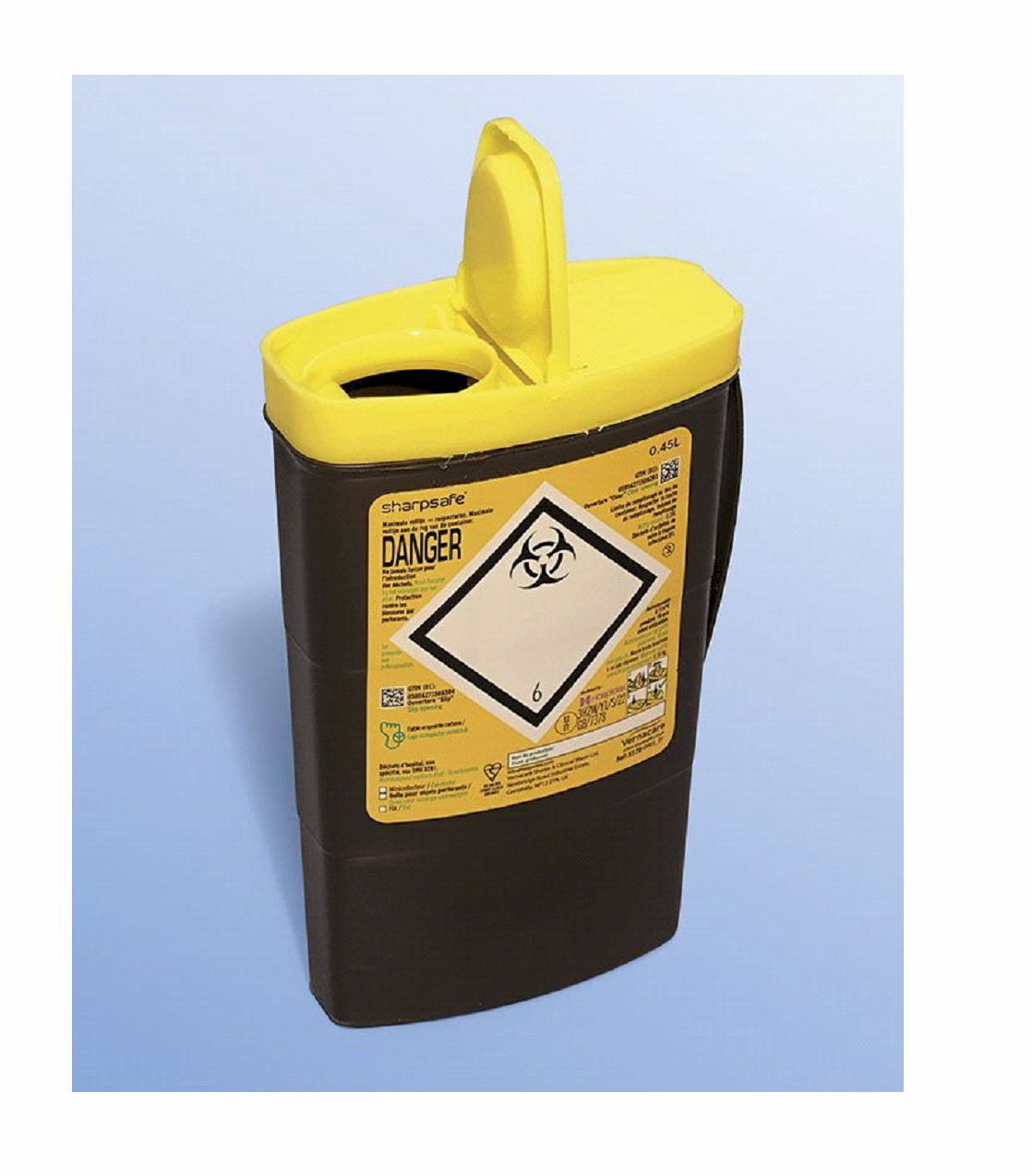 Sharpsafe Exchange naaldcontainer | 0,45 Ltr. | 5e generatie