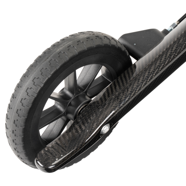 Lichtgewicht rollator carbon - Zwart - 5,5kg - met tas en rugsteun