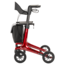 Lichtgewicht rollator carbon - Rood - 5,5kg - met tas en rugsteun