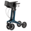 Lichtgewicht rollator carbon - Blauw - 5,5kg - met tas en rugsteun