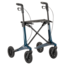 Lichtgewicht rollator carbon - Blauw - 5,5kg - met tas en rugsteun