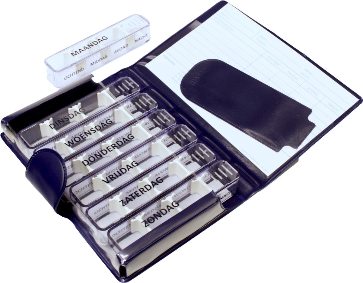 Pillendoos weekagenda Medidos - Classic blauw