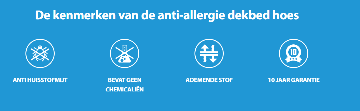 Cara C'air Dekbedhoes Anti allergeen - tegen huisstofmijtallergie, foto 2 van 2