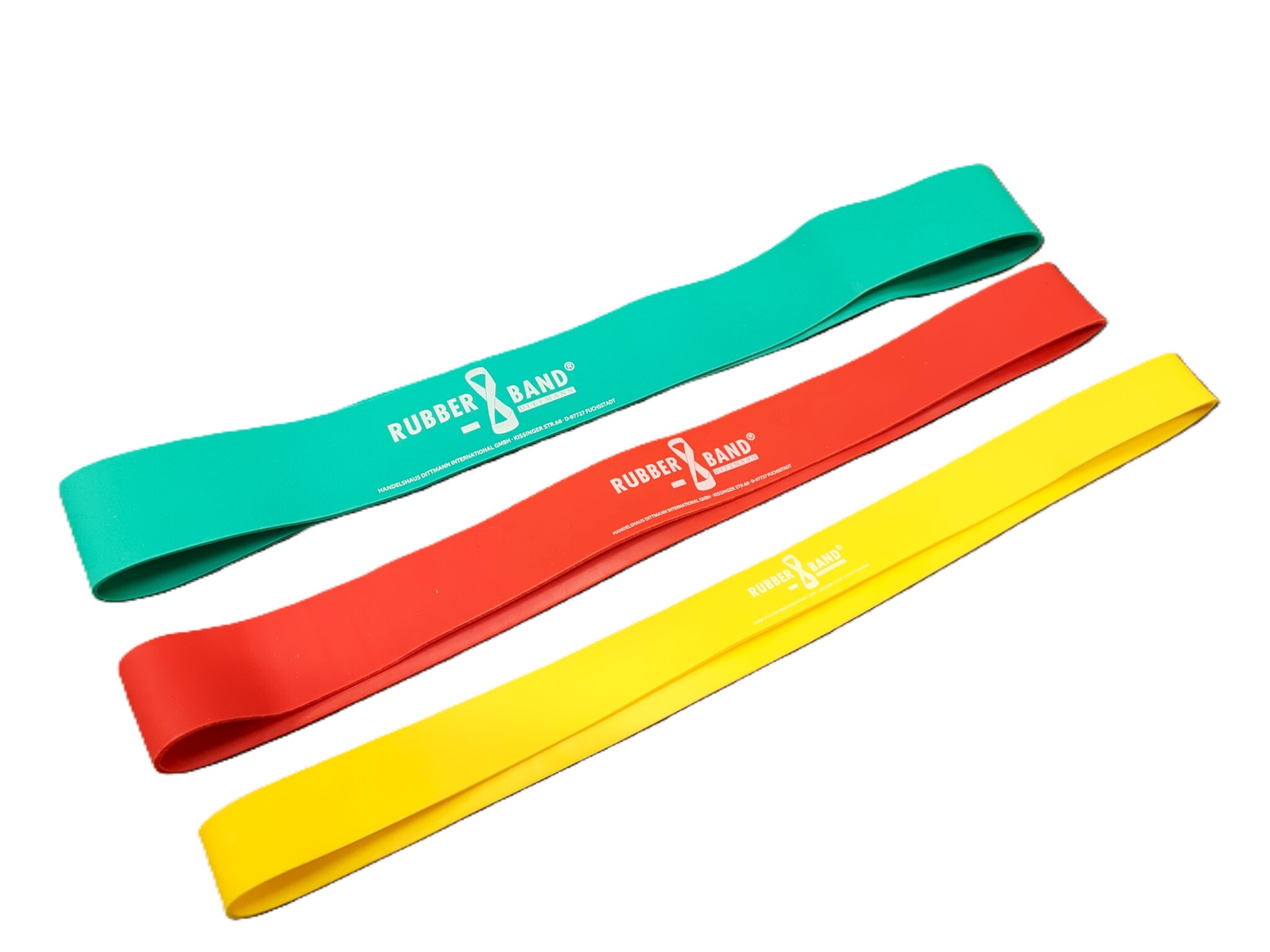 Weerstandsbanden - Geel, Rood, Groen - resistance band