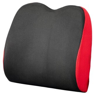 Lendekussen – Zwart/Rood – Ergonomisch Rugkussen