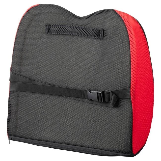 Lendekussen – Zwart/Rood – Ergonomisch Rugkussen