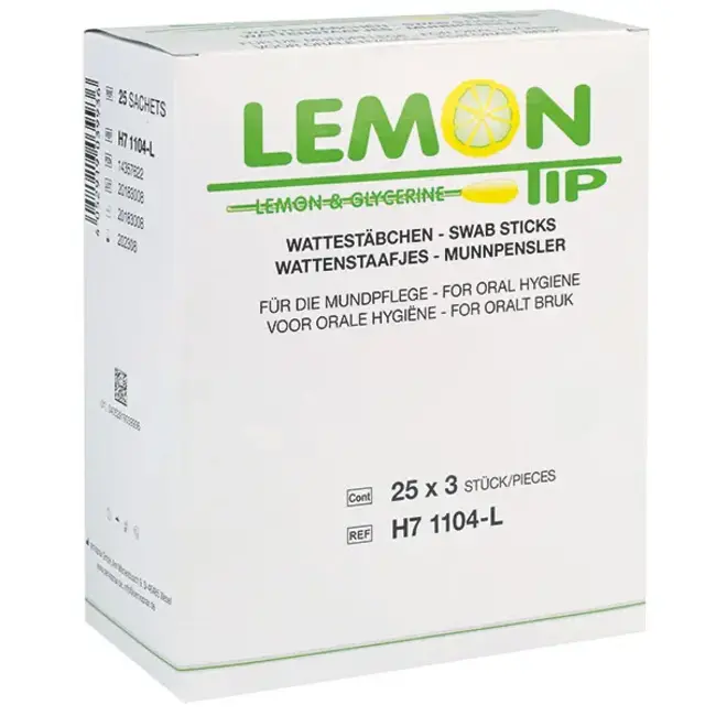 Lemon Swabs - Lemon Tip - Mondverfrissings tips - lengte 15cm