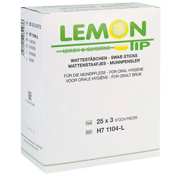 Lemon Swabs - Lemon Tip - Mondverfrissings tips - lengte 15cm, foto 3 van 4