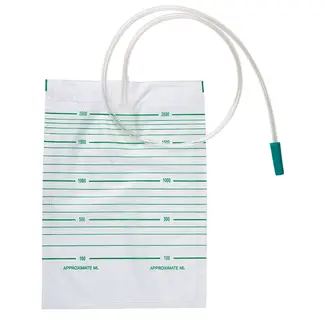 DCT Urinezak niet steriel 2000ml - met of zonder terugslagklep - 10 stuks