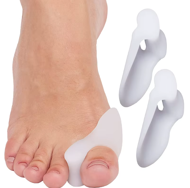 Teenspreider met hallux valgus bescherming van silicone - 2 stuks, foto 2 van 3