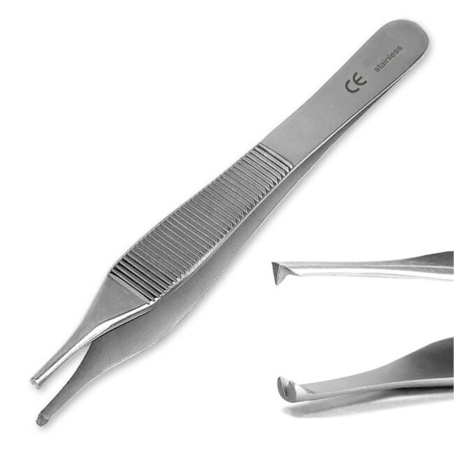Adson pincet 12cm - Chirurgisch 1-2 tands