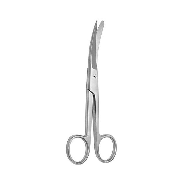 Satillo Chirurgische schaar - Gebogen - 16cm - Stomp/Spits