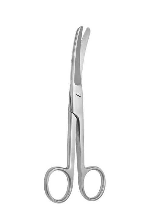 Satillo Chirurgische schaar - Gebogen - 16cm - Stomp/Stomp