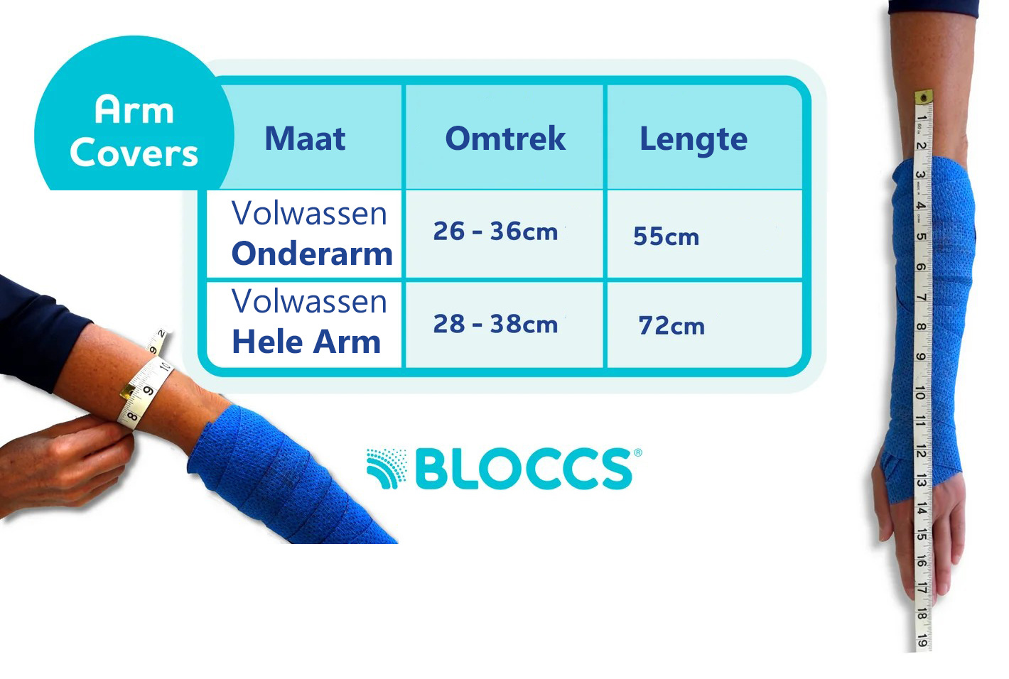 Bloccs Zwemhoes Gips - Arm - Volwassen, foto 3 van 6