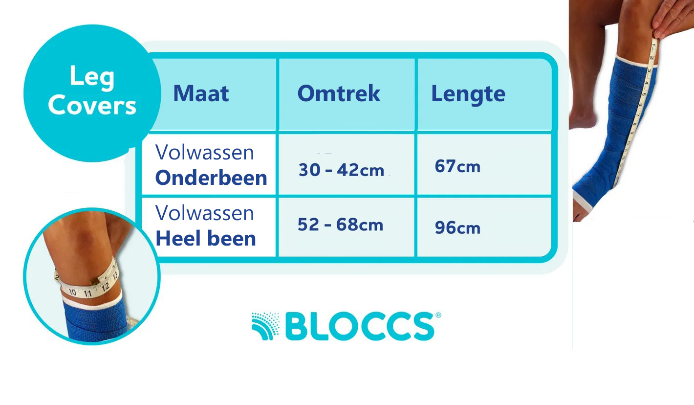 Bloccs Zwemhoes Gips - Been - Volwassen, foto 3 van 5