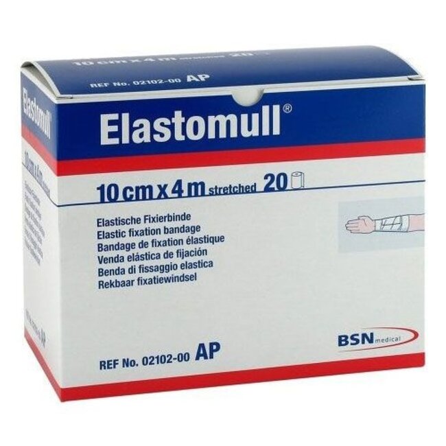 BSN Elastomull fixatiewindsel - 10cm x 4mtr. - Ds 20 rol