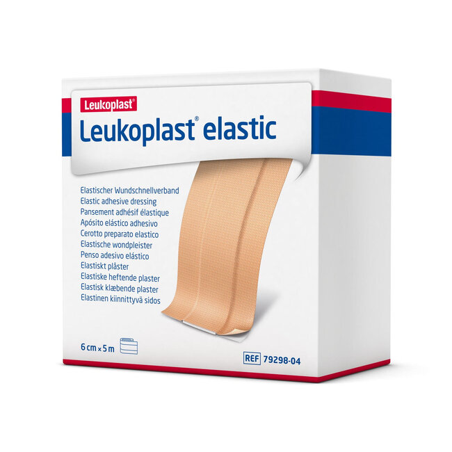 Leukoplast Elastic Wondpleister - 8cm x 5 meter