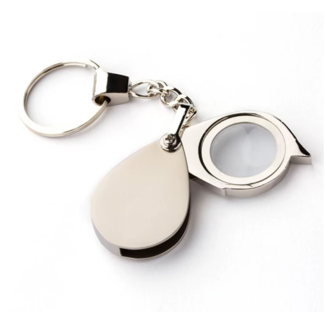 Vergrootglas Sleutelhanger - 15x vergotend - 20mm