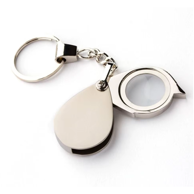 Vergrootglas Sleutelhanger - 15x vergotend - 20mm