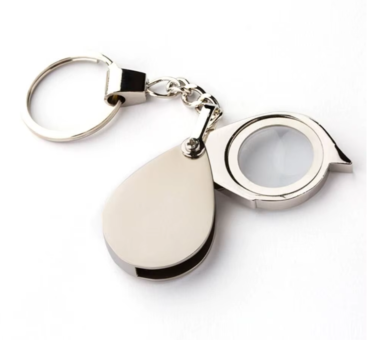 Vergrootglas Sleutelhanger - 15x vergotend - 20mm