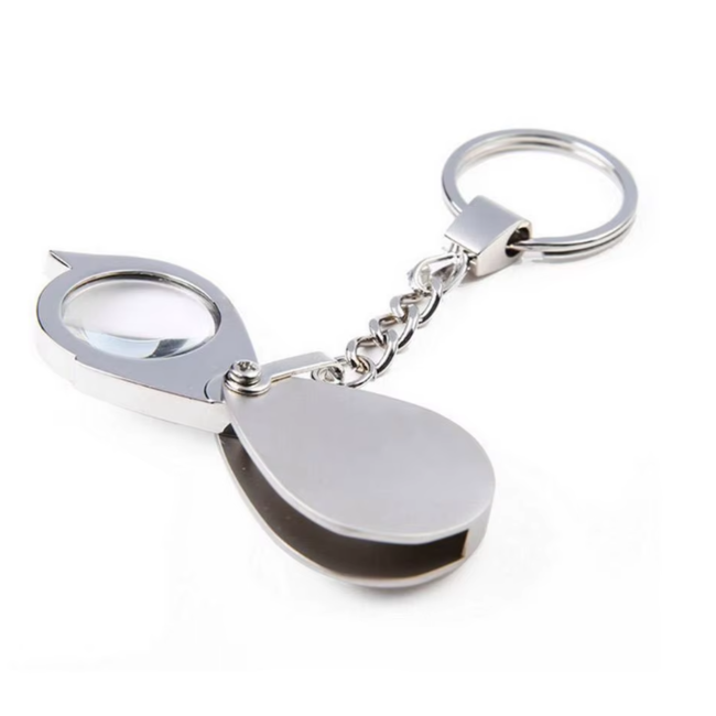 Vergrootglas Sleutelhanger - 15x vergotend - 20mm