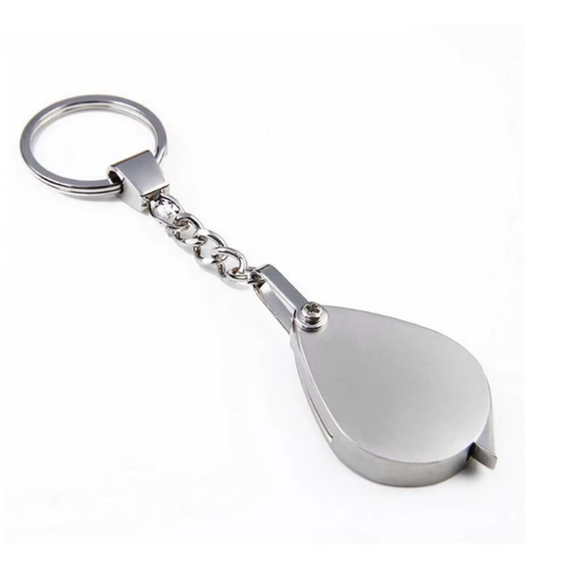 Vergrootglas Sleutelhanger - 15x vergotend - 20mm