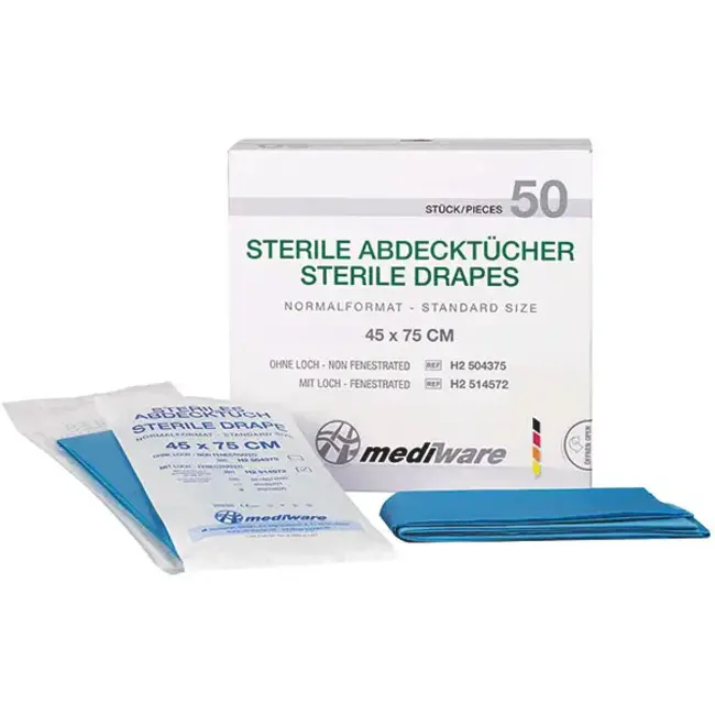 MediWare Mediware Afdekdoeken zonder gat. 45x75cm - Doos 50 stuks