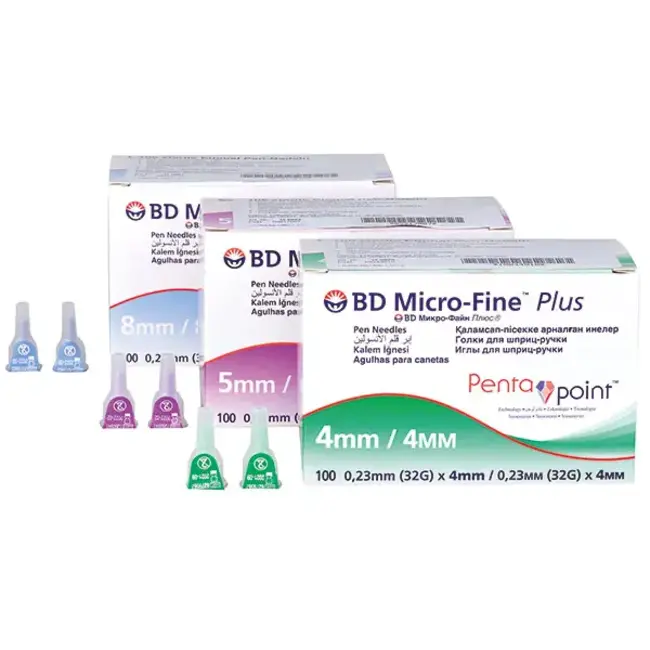BD Micro-Fine Plus Pentapoint Insulinepen naalden - 0,25x5mm