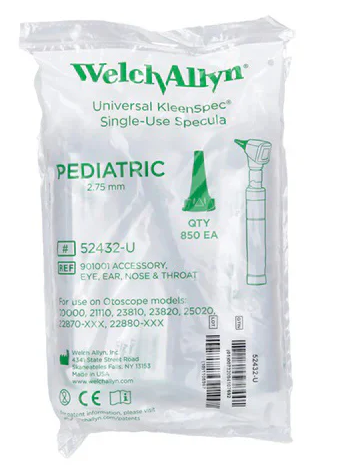 Welch Allyn Disposabel oortrechters 2,75mm - Voordeelzak 25x34 stuks