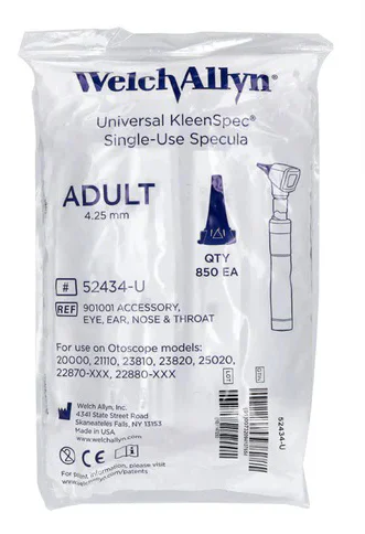 Welch Allyn Disposabel oortrechters 4,25mm - Voordeelzak 25x34 stuks