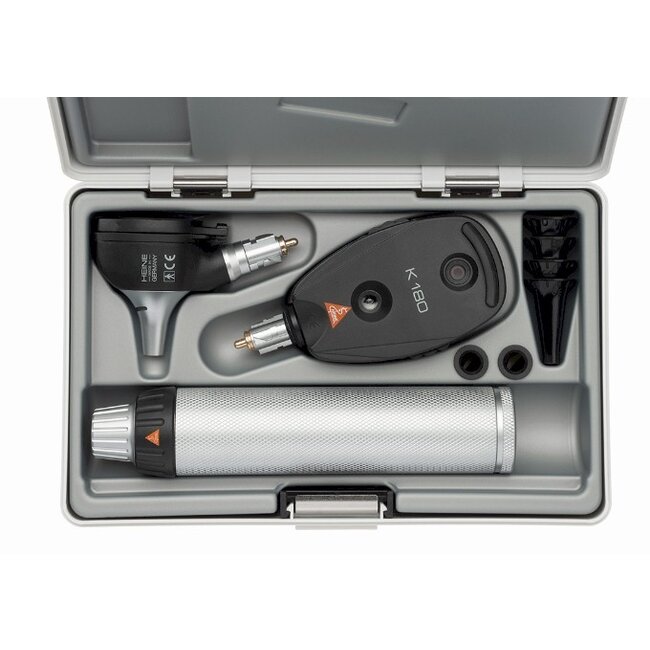 Heine K180 LED oog/oorset - met USB oplaadbaar handvat en hardcase - Copy