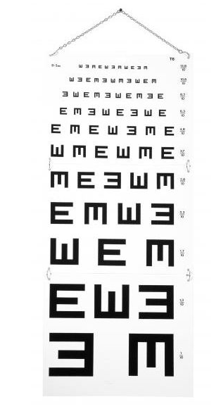Opvouwbare E-kaart 5 meter - visuskaart