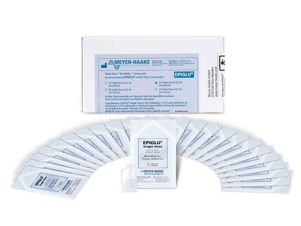 Meyer-Haake Epiglu Wondlijm / Weefsellijm - 25 Sachets van 0,3ml