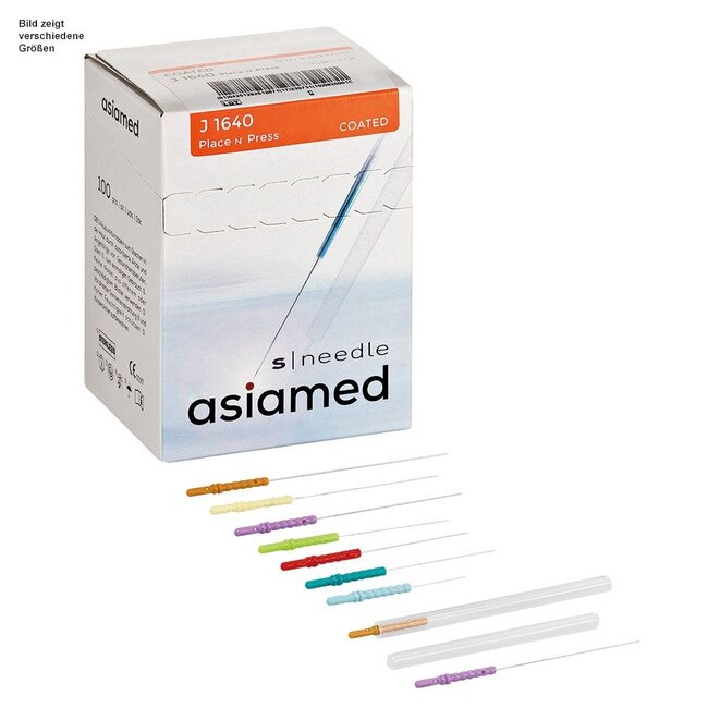 acupunctuurnaalden 0,25x30mm (100 stuks) - S-Needle J-type 2530 Place N'Press