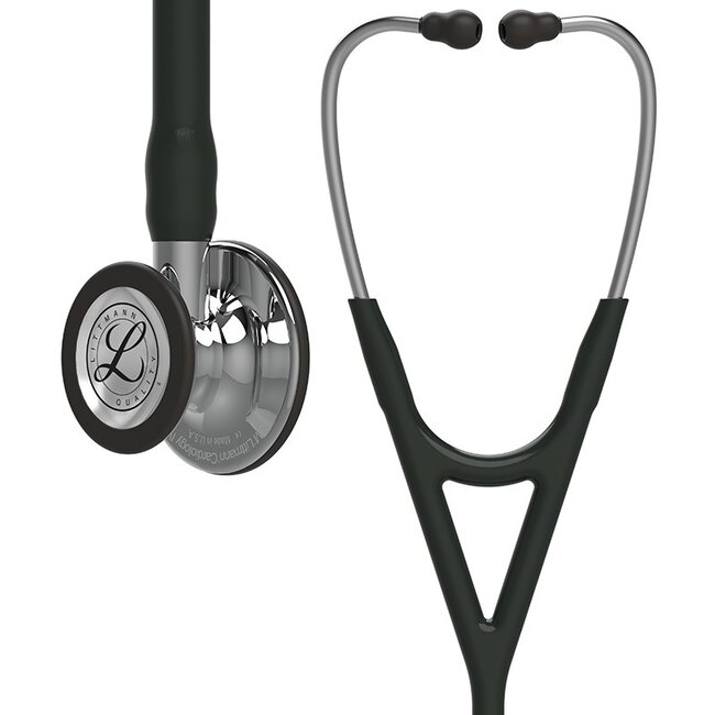Littmann® Cardiology 4 Dual Stethoscoop - Zwart met Mirror borststuk - 6177
