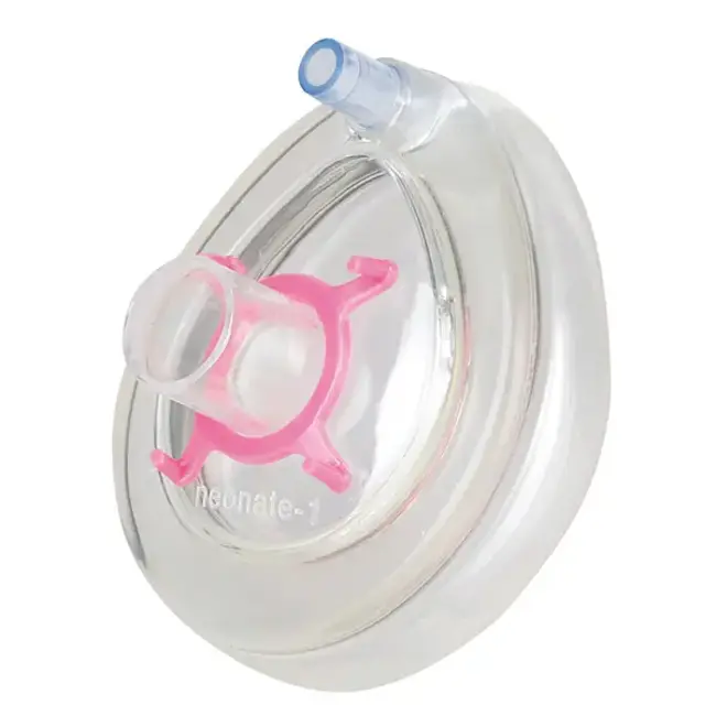 PVC beademingsmasker met luchtrand - Voor éénmalig gebruik
