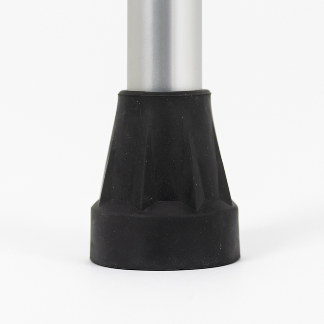 Antislip Krukdop – Zwart- Rubberen Dop voor Wandelstok of Elleboogkruk – Per Stuk – Universeel