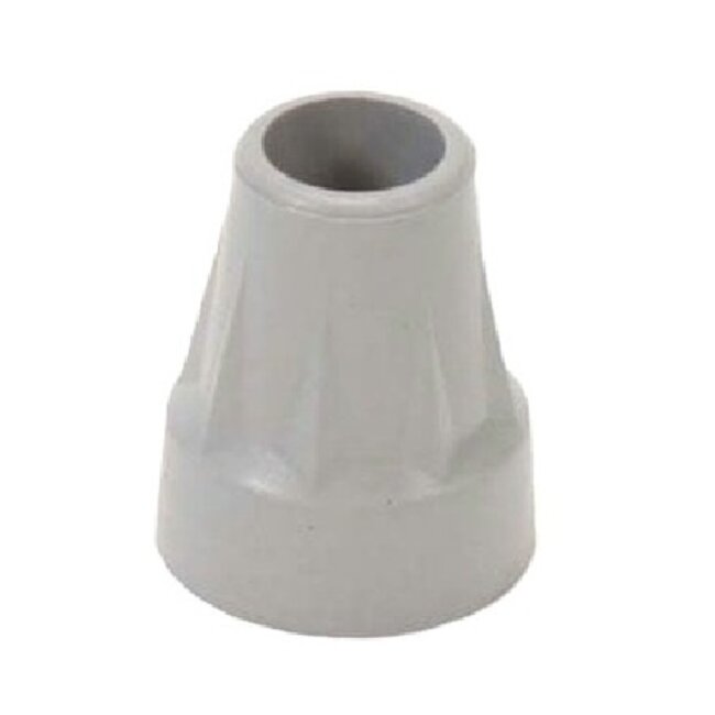 Antislip Krukdop – Grijs - Rubberen Dop voor Wandelstok of Elleboogkruk – Per Stuk – Universeel