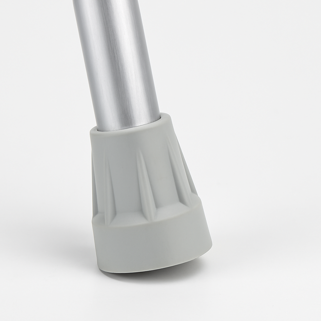 Antislip Krukdop – Grijs - Rubberen Dop voor Wandelstok of Elleboogkruk – Per Stuk – Universeel