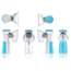 Draagbare Ultrasone Inhalator Mini – Vernevelaar met USB & Batterij – Astma Inhalatieapparaat voor Volwassenen & Kinderen – met 3 Maskers – 15ml
