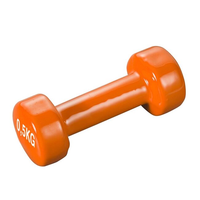 Dumbells set – 2 x 0,5 kg – Oranje – Gewichten – Krachttraining & Revalidatie