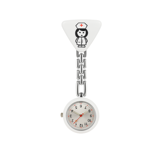 Verpleegster horloge Wit met Nurse afbeelding