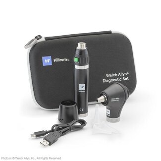 Welch Allyn Welch Allyn Macroview Basic Otoscoopset met USB oplaadbaar handvat - In Hardcase