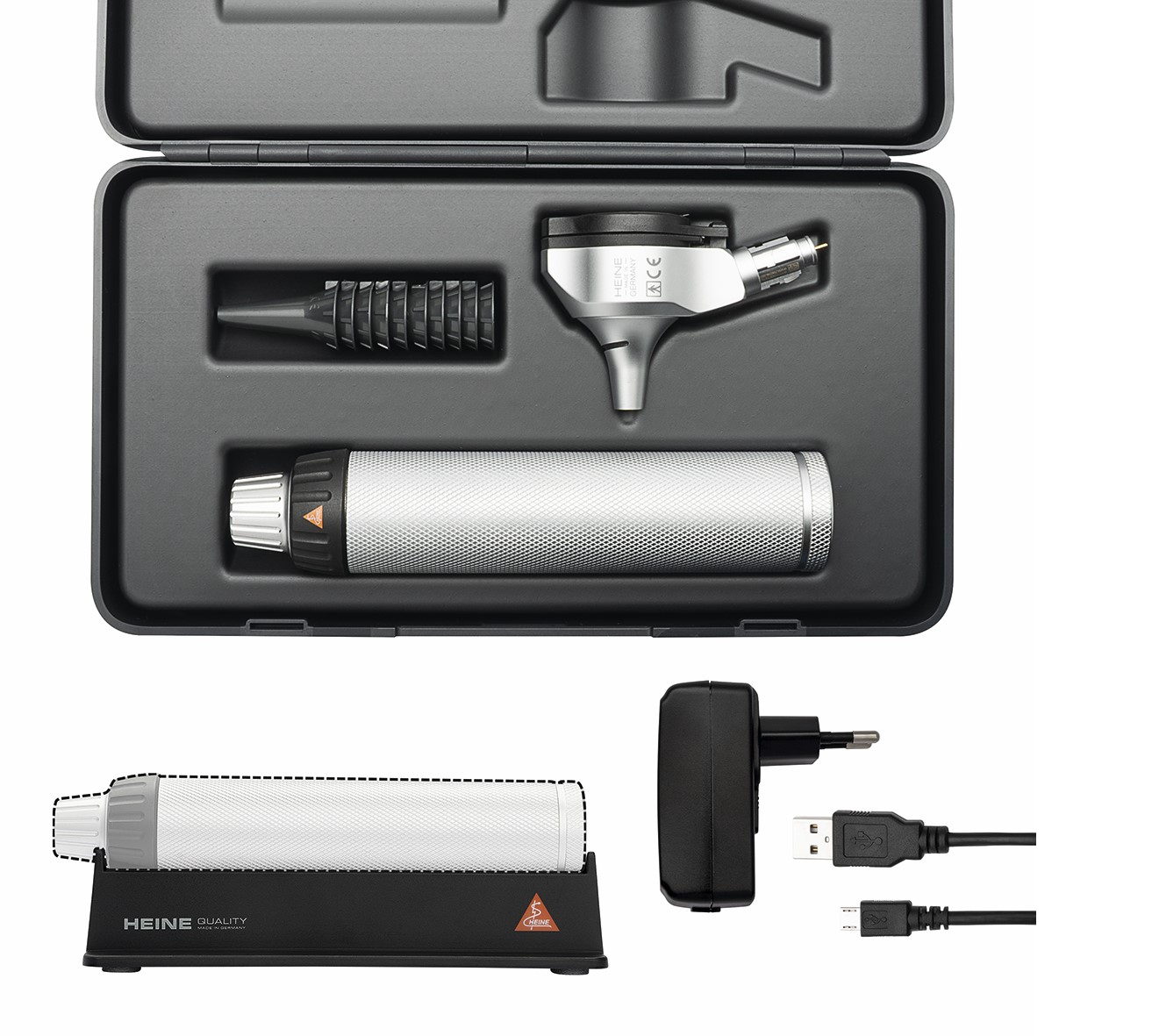 Heine Beta 200 LED Otoscoop - Met USB oplaadbaar handvat, foto 3 van 4