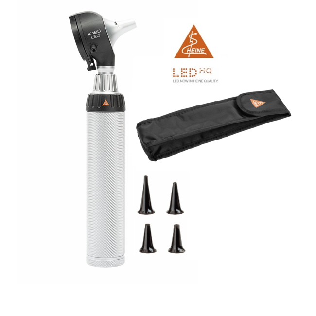 Heine Heine K180 LED Otoscoop + Batterij handvat in softpouch